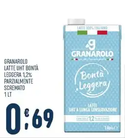 Gruppo Pascar Granarolo latte UHT bontà leggera 1,2% offerta