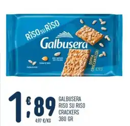 Gruppo Pascar Galbusera Riso su Riso Crackers offerta