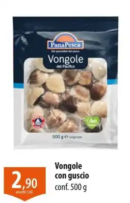 Panapesca Vongole con guscio offerta