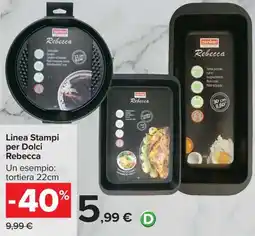 Carrefour Iper Linea Stampi per Dolci Rebecca offerta