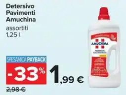 Carrefour Iper Detersivo Pavimenti Amuchina offerta