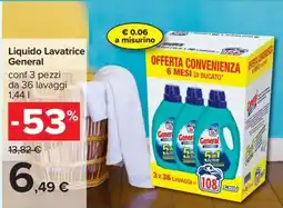Carrefour Iper Liquido Lavatrice General offerta
