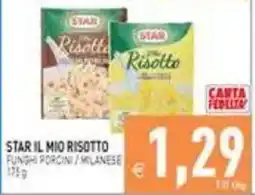 Pim Supermercati Star il mio risotto funghi porcini / milanese offerta