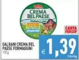 Pim Supermercati Galbani Crema Bel Paese Formaggini offerta