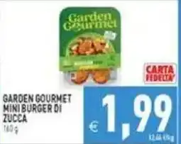 Pim Supermercati Garden Gourmet mini burger di zucca offerta