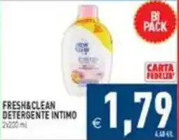 Pim Supermercati Fresh&clean detergente intimo offerta