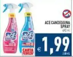 Pim Supermercati Ace candeggina spray offerta