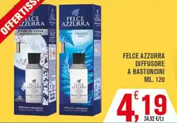 Conté Supermercati Felce Azzurra diffusore a bastoncini offerta