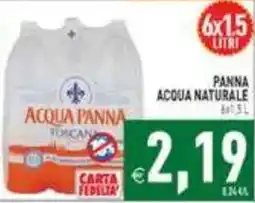 Pim Supermercati Acqua Panna offerta
