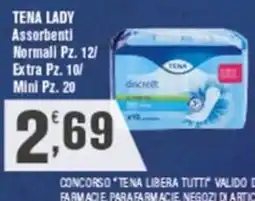 Conté Supermercati Tena lady assorbenti offerta