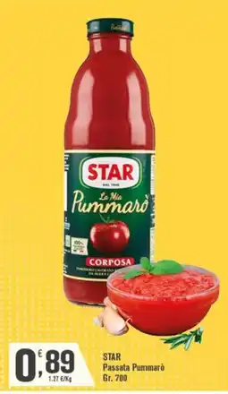 Conté Supermercati Star Passata Pummarò offerta