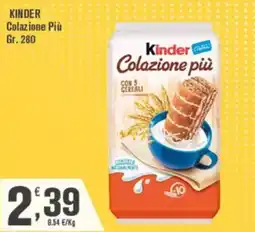 Conté Supermercati Kinder Colazione Più offerta