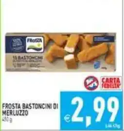 Pim Supermercati Frosta bastoncini di merluzzo offerta