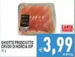 Pim Supermercati Ghiotto prosciutto crudo di Norcia IGP offerta