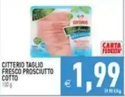 Pim Supermercati Citterio taglio fresco prosciutto cotto offerta