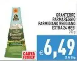 Pim Supermercati Granterre Parmareggio Parmigiano Reggiano offerta