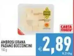 Pim Supermercati Ambrosi Grana Padano Bocconcini offerta