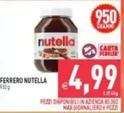 Pim Supermercati Ferrero Nutella offerta