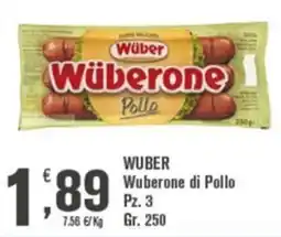 Conté Supermercati Wuberone di Pollo offerta