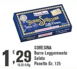 Conté Supermercati Burro Leggermente Salato SoreSina offerta