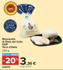 Carrefour Iper Mozzarella di Gioia del Colle DOP Terre d'Italia offerta