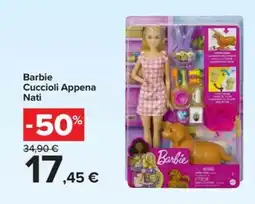 Carrefour Iper Barbie Cuccioli Appena Nati offerta