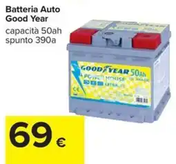 Carrefour Iper Batteria Auto Good Year offerta