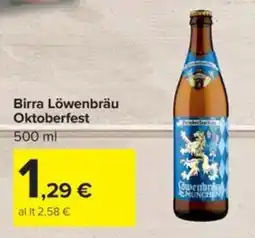 Carrefour Iper Birra Löwenbräu Oktoberfest offerta
