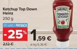 Carrefour Iper Ketchup Top Down Heinz offerta