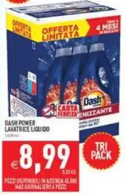 Pim Supermercati Dash Power lavatrice liquido offerta
