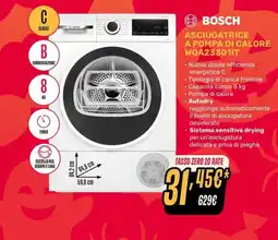 Fiducia & Convenienza Bosch asciugatrice a pompa di calore offerta