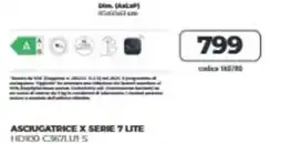 Elettrosintesi Asciugatrice x serie 7 lite offerta
