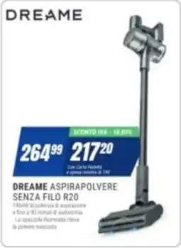 Leonardelli Dreame Aspirapolvere Senza Filo R20 offerta