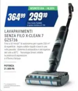 Leonardelli Lavapavimenti senza filo X-Clean 7 offerta