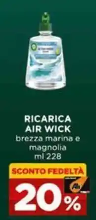 Alì Supermercati Ricarica Air Wick brezza marina e magnolia offerta