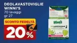 Alì Supermercati Deolavastoviglie Winni's offerta