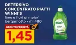 Alì Supermercati Detersivo concentrato piatti Winni's offerta