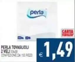 Pim Supermercati Perla tovaglioli offerta