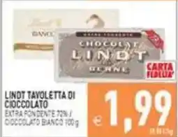 Pim Supermercati Lindt Tavoletta di Cioccolato offerta