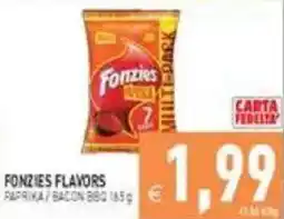 Pim Supermercati Fonzies Flavors Paprika / Bacon BBQ offerta