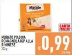 Pim Supermercati Morato piadina romagnola igp alla riminese offerta