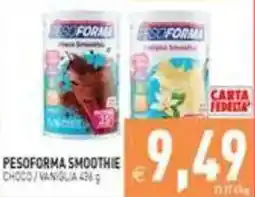 Pim Supermercati Pesoforma smoothie offerta