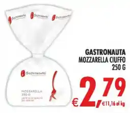Deco Iperstore Gastronauta Mozzarella Ciuffo offerta