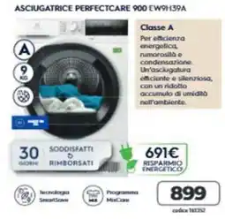 Elettrosintesi Asciugatrice PerfectCare 900 offerta