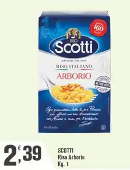 Conté Supermercati Scotti Riso Arborio offerta