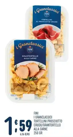 Gruppo Pascar Fini i Granclassici tortellini prosciutto crudo/grantortello alla carne offerta