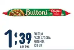 Gruppo Pascar Buitoni pasta sfoglia rotonda offerta