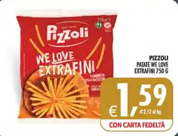 Deco Supermercati Pizzoli patate we love extrafini offerta
