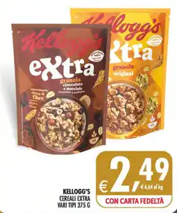 Deco Supermercati Kellogg's cereali extra offerta