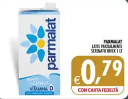 Deco Supermercati Parmalat latte parzialmente scremato offerta